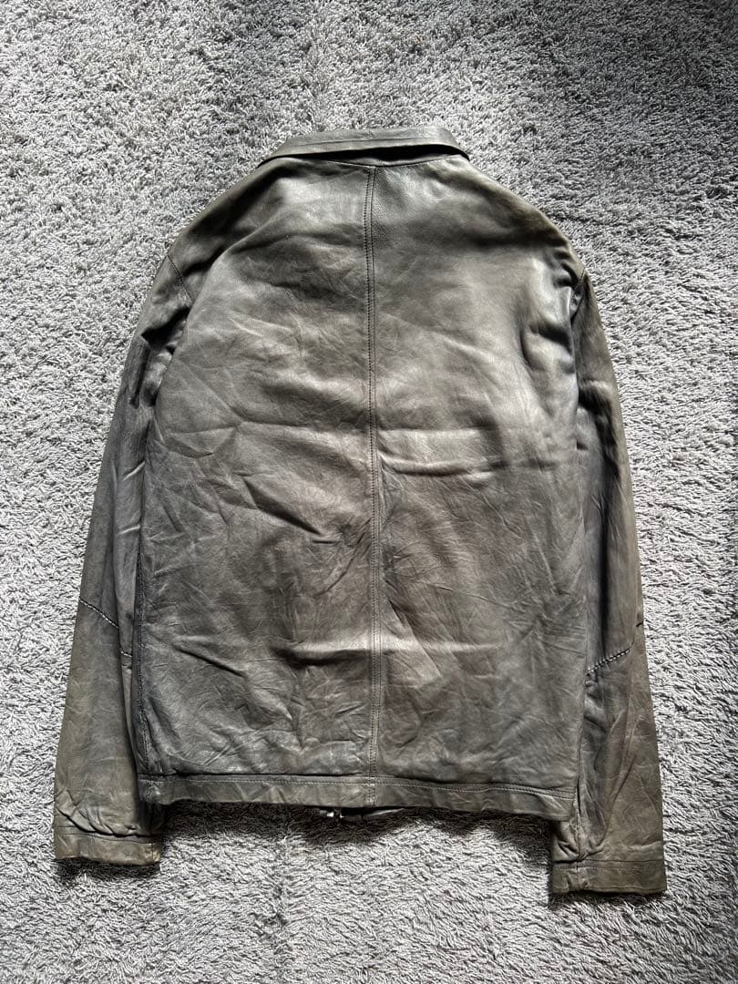 ジャケット・アウター \"GIORGIO BRATO\"Double Zip Leather Jacket