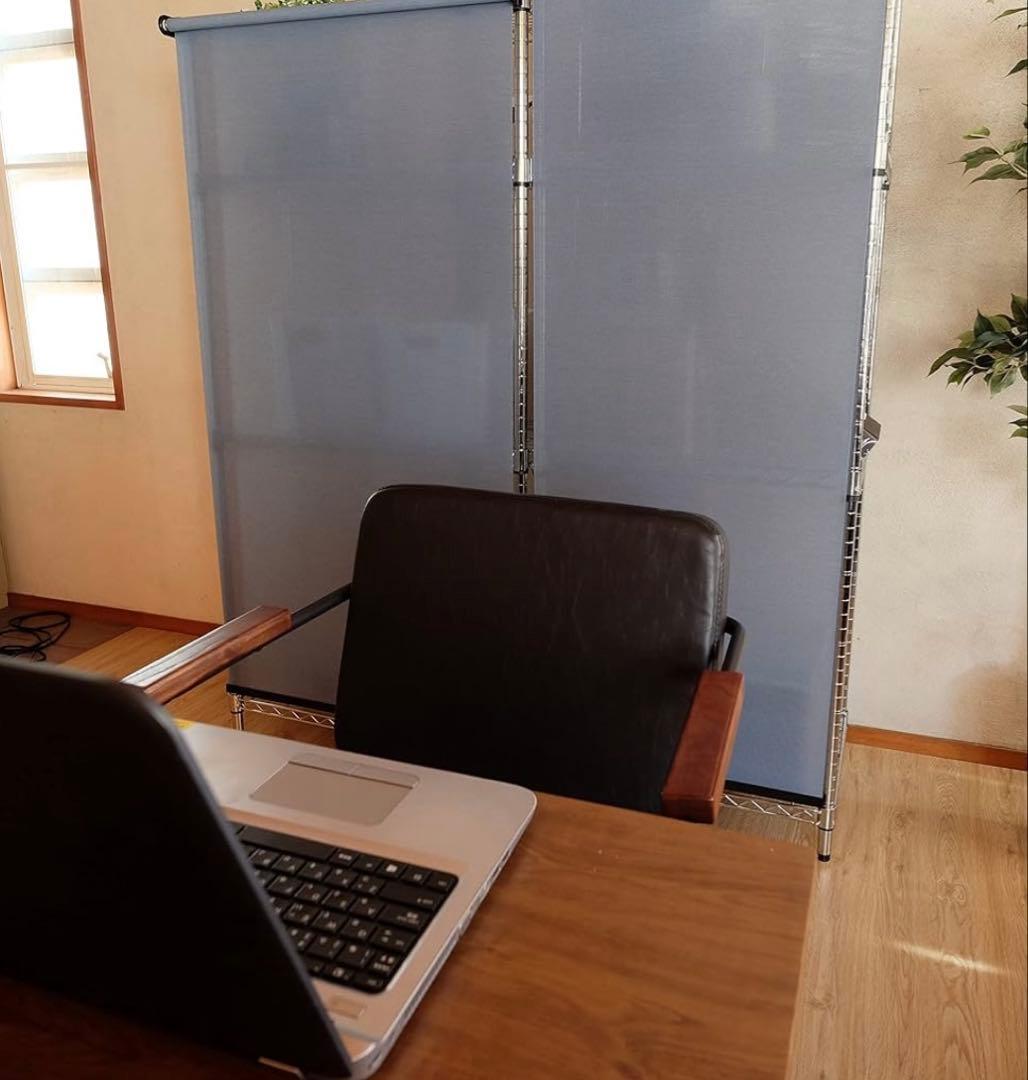 （３個）メタルラック用ロールスクリーン　幅90丈180cm