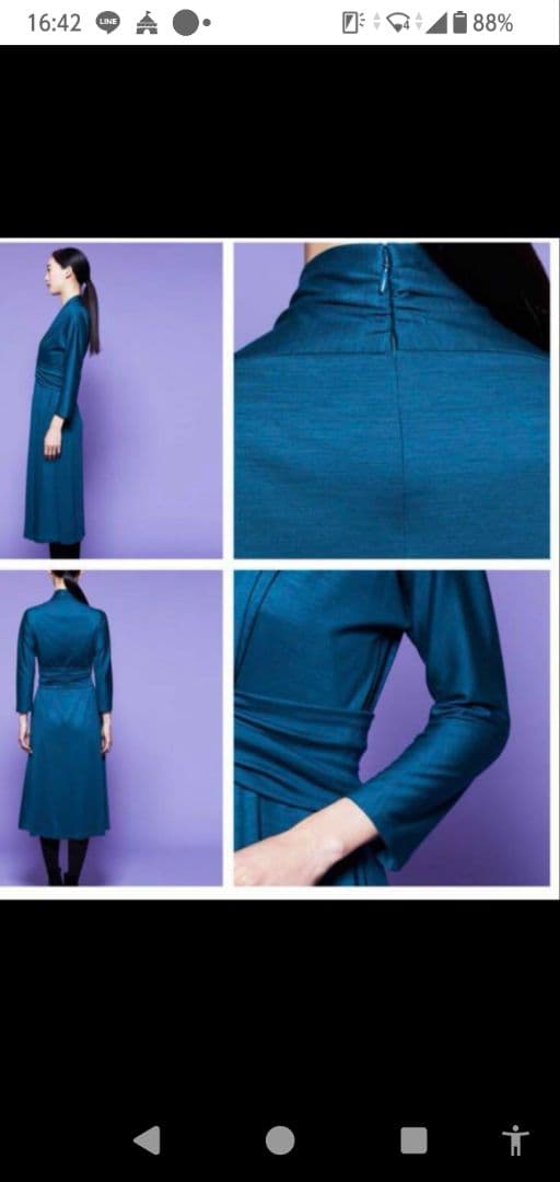 シビラ　ウール　ワンピース