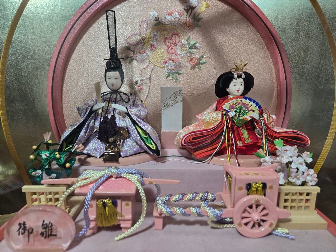【一点限り】雛人形 ケース飾り　K55