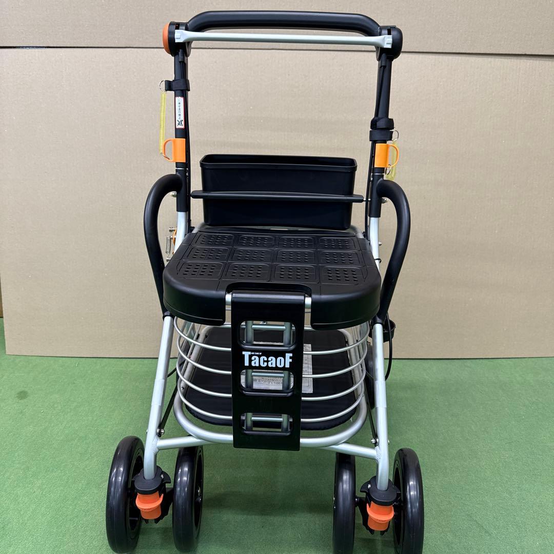 TacaoF 折りたたみシルバーカー ブラック/シルバー 早い者勝ちです