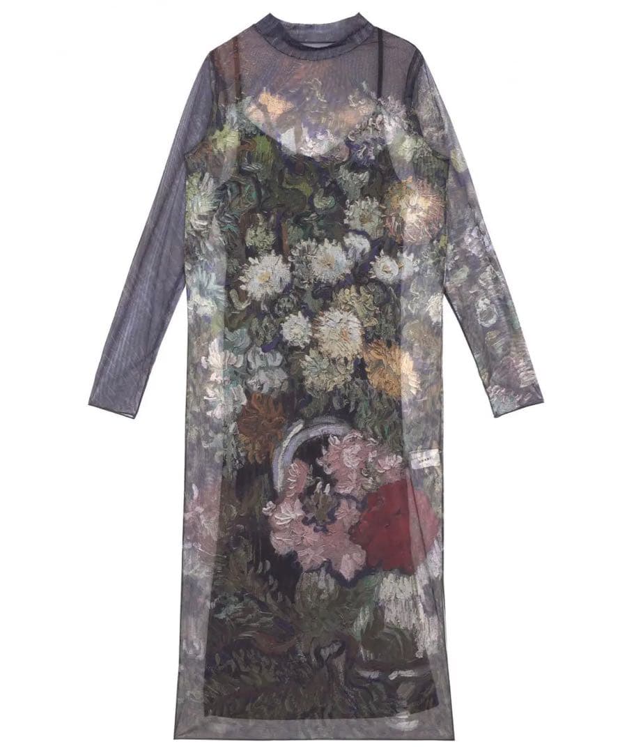 AMERI × THE MET SHEER DRESS Mサイズ