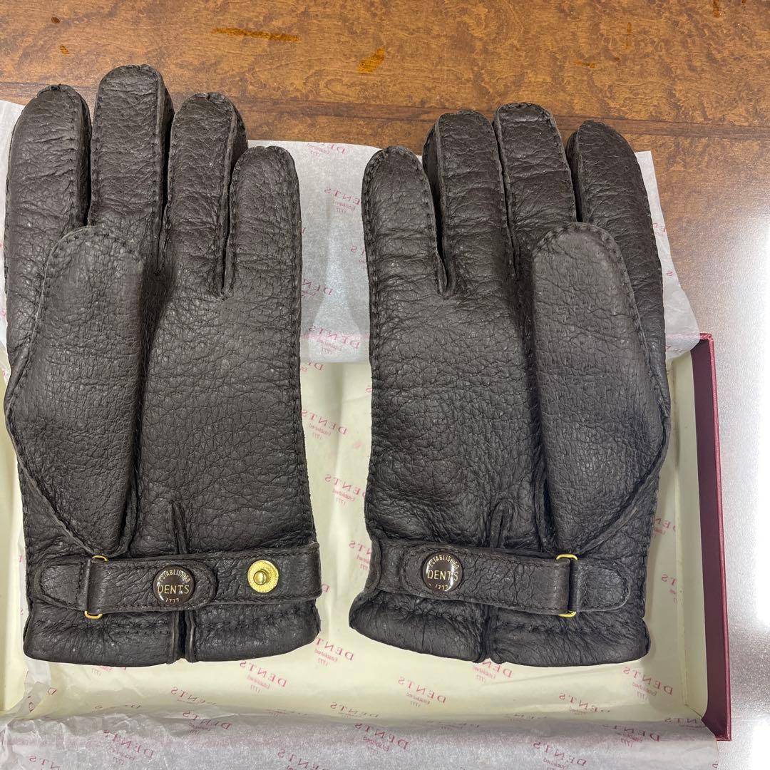 デンツ　ペッカリー　カシミアライニング