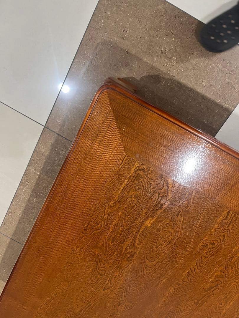 日美（ニチビ）天然木単板テーブル