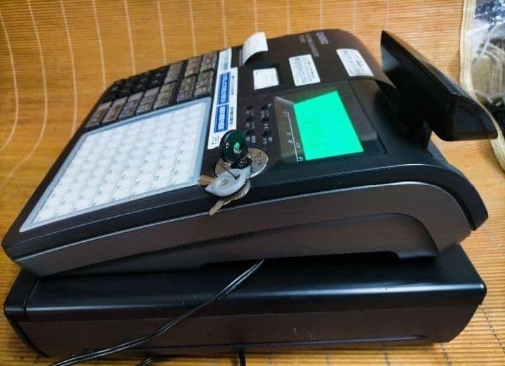 カシオレジスター　TK-2500　店名無料　コンパクト上位機種　741888