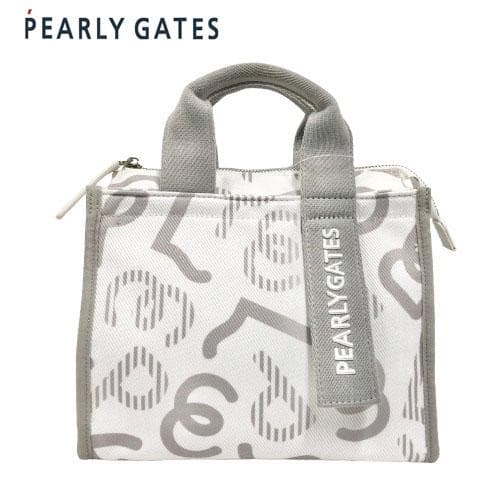 ○★訳有り新品未使用　PEARLY GATES　モヤモヤ柄 カートバッグ　白