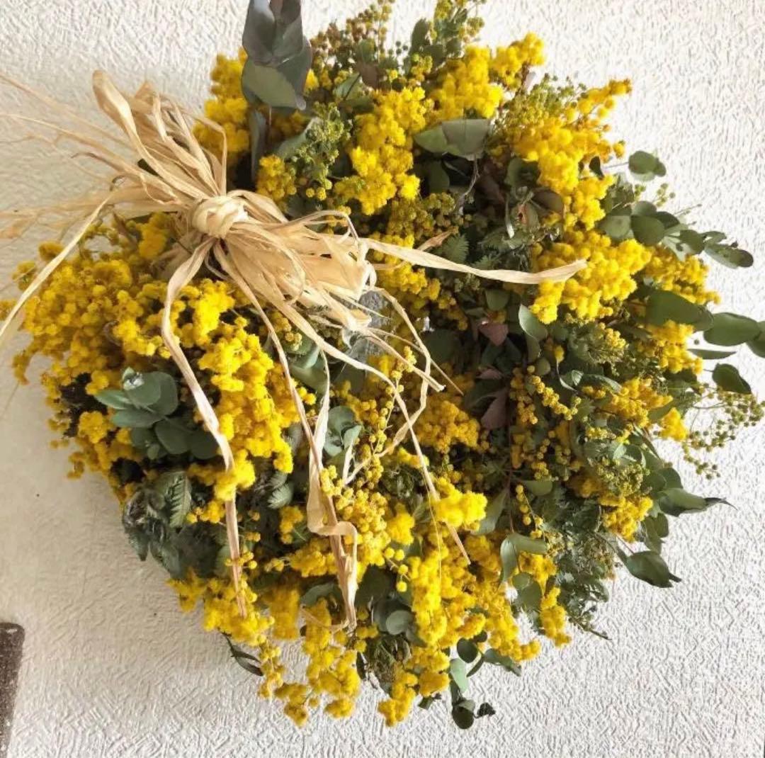 ミモザリース　ミモザユーカリリース　ミモザ