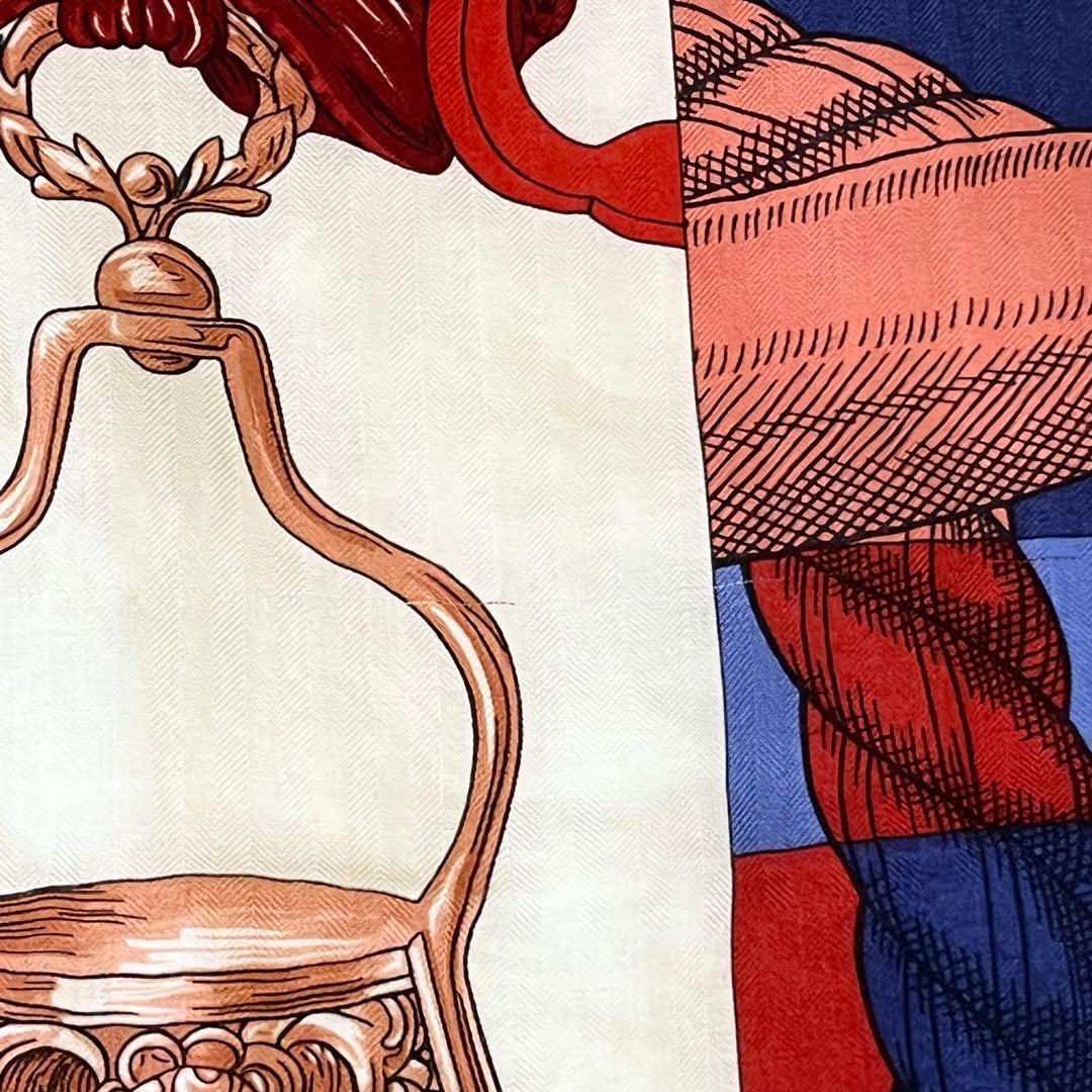 希少✨良品✨HERMES カレジェアン スカーフ カシシル カシミヤ 140 鎧