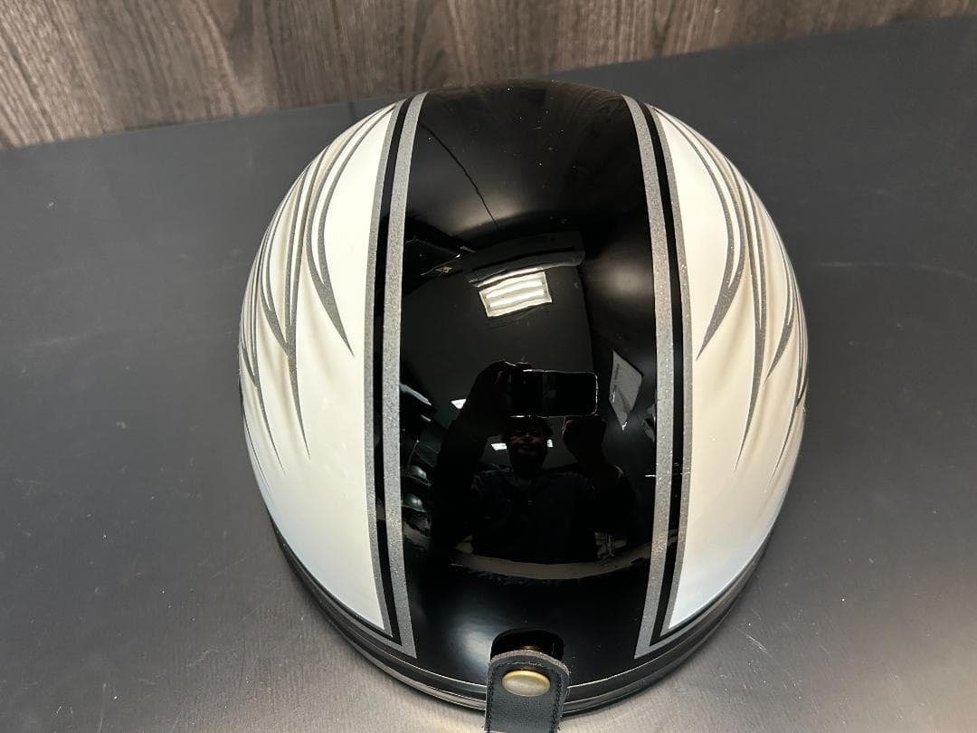 三つボタン‼送料込！！カスタムコルク半　ヤマハ　黒白　ラメ最安値242