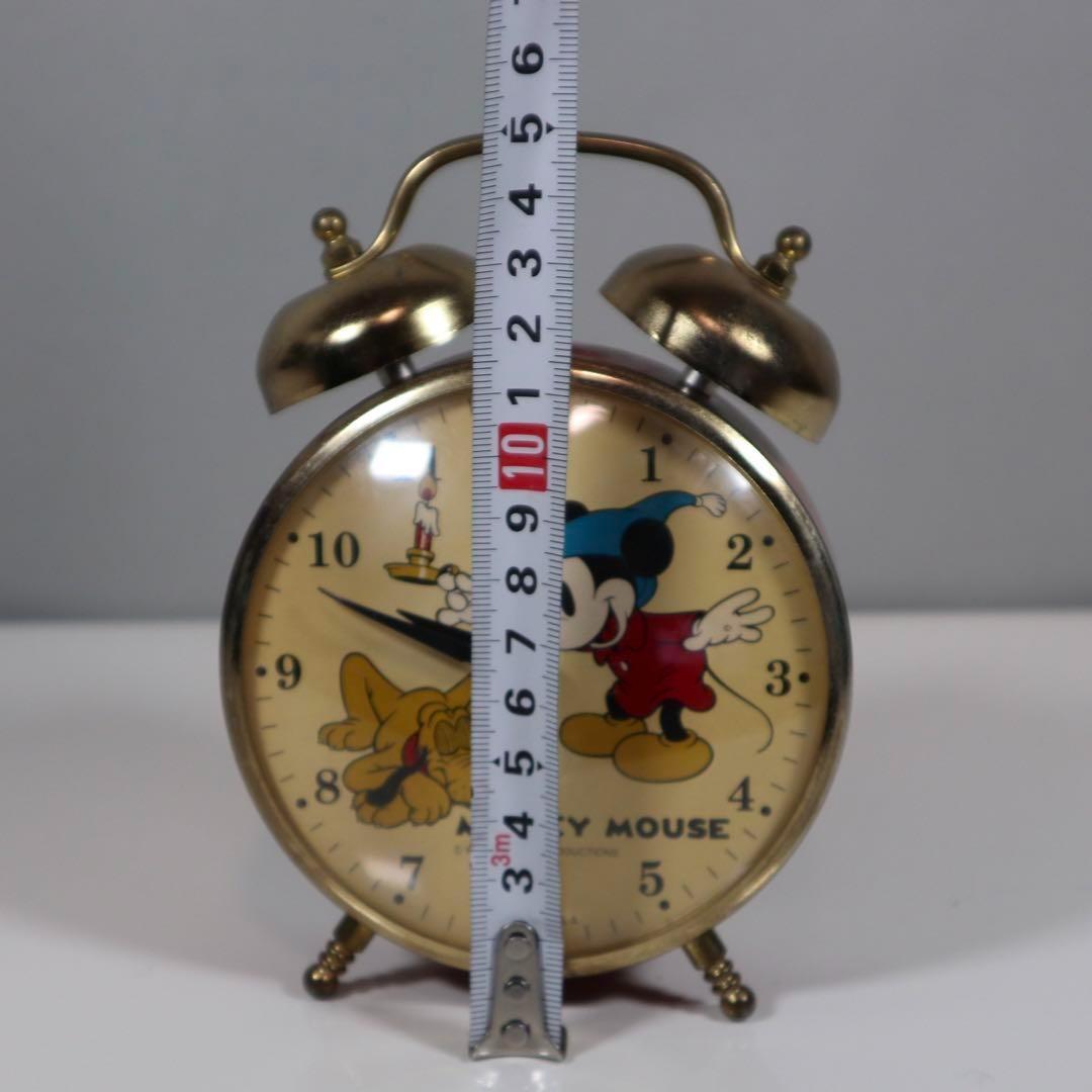 【動作OK】BRADLEYその③ 1960～70年ミッキー ゼンマイ目覚まし時計