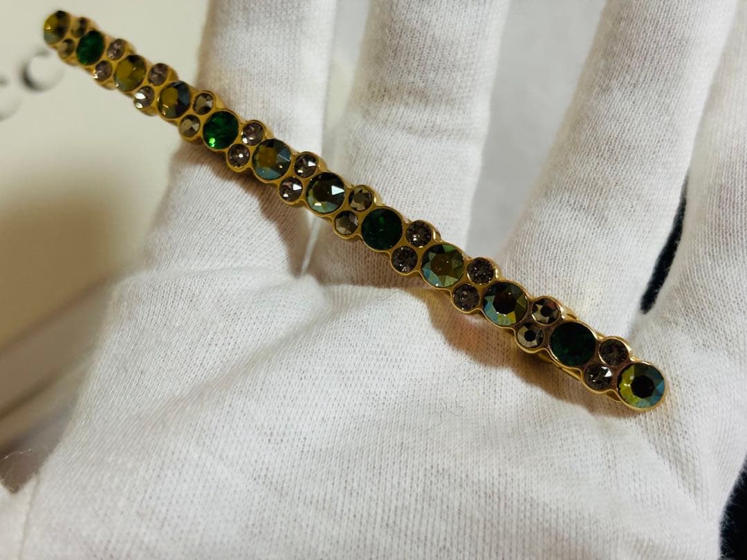 【レア/極美品】アッカ acca クリップ バレッタ グリーン