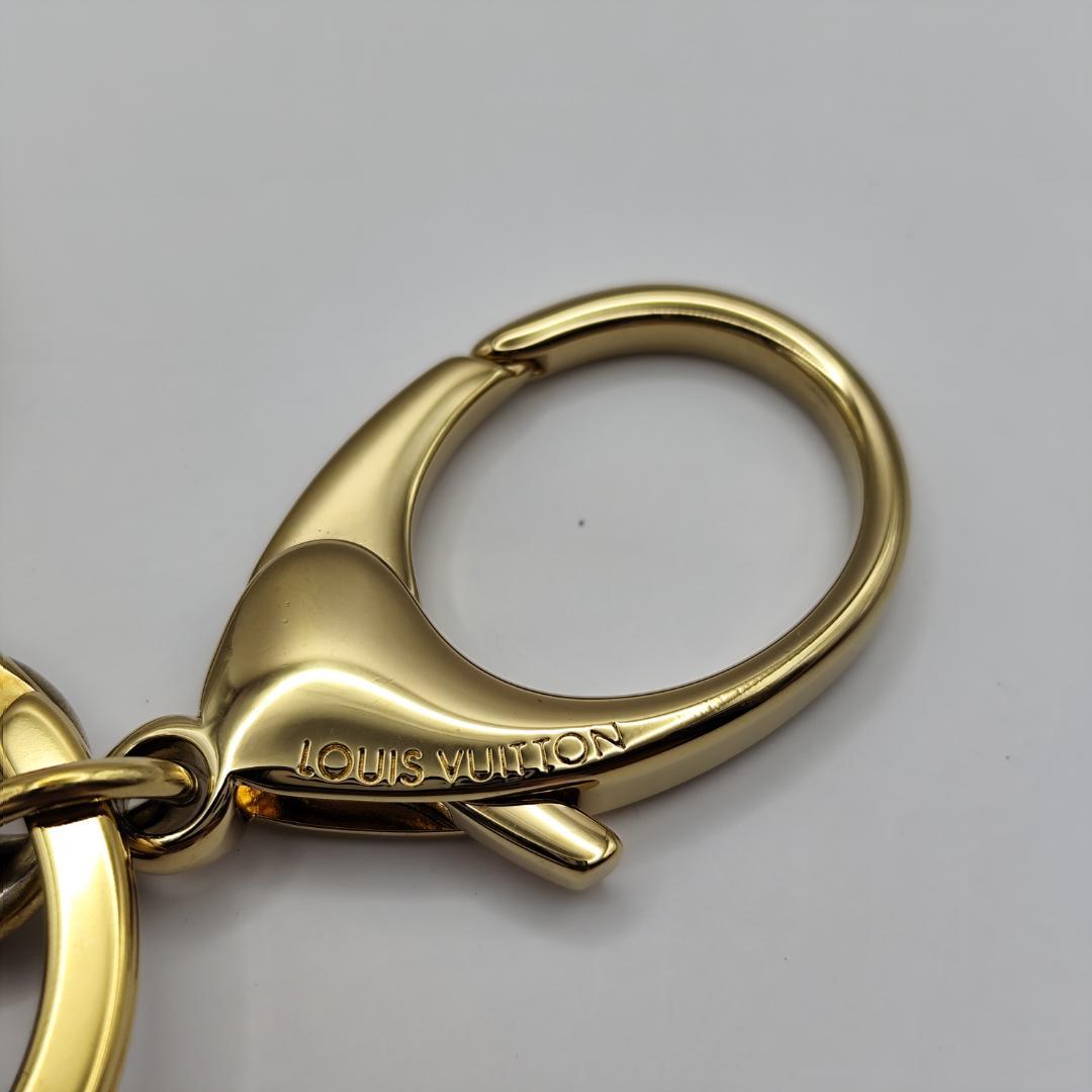 鑑定済・極美品ルイヴィトン ヴェルニ ポルトクレロン キーホルダーバックチャーム