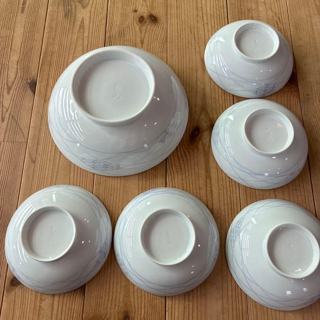 有田焼　中仙窯 中尾恭純　彩色象嵌　皿　セット