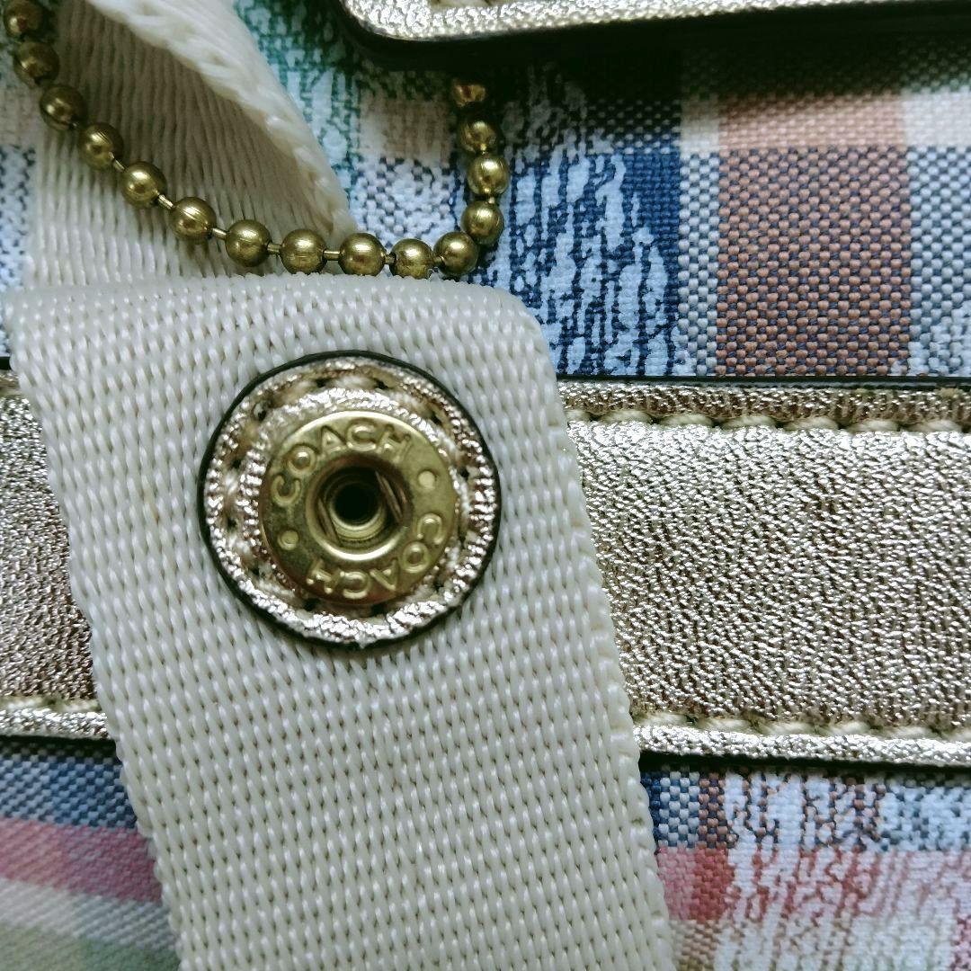 【希少美品】 コーチ シグネチャー リュック ポピー マドラス COACH