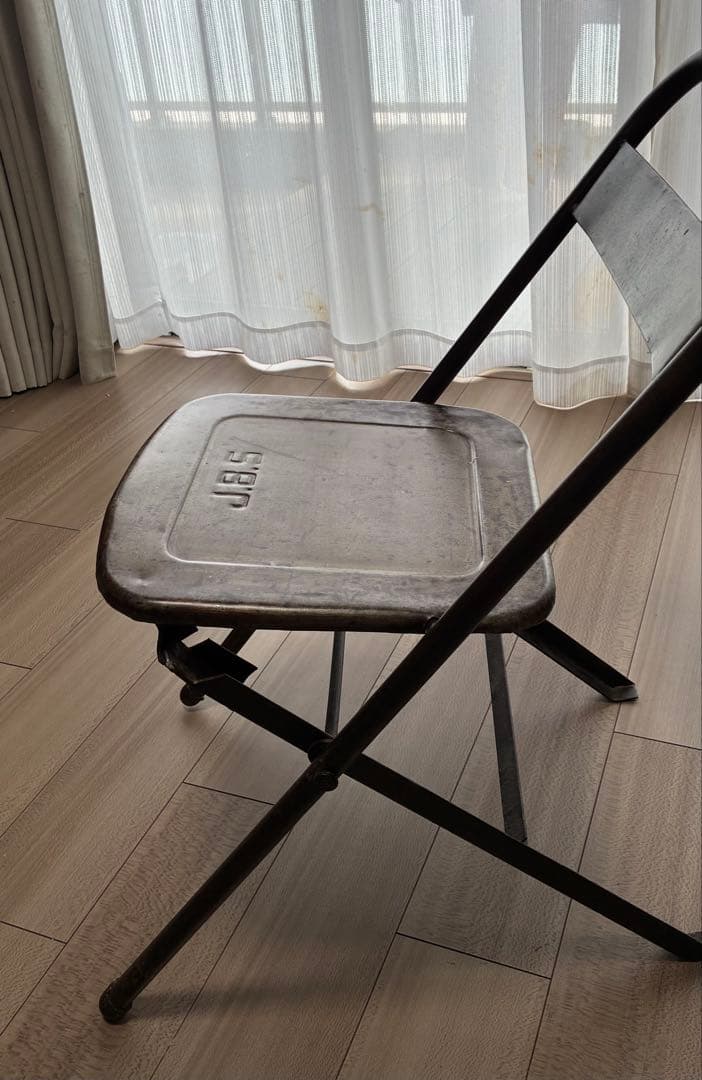 インダストリアル 工業系 ビンテージ 折りたたみ椅子 ミリタリー アンティーク
