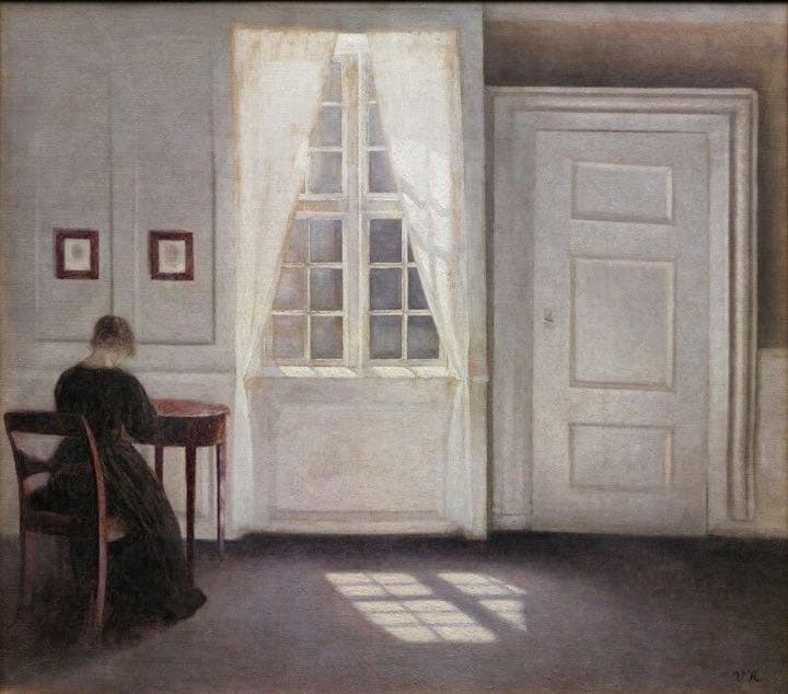 小物入れ Hammershoi Poster \