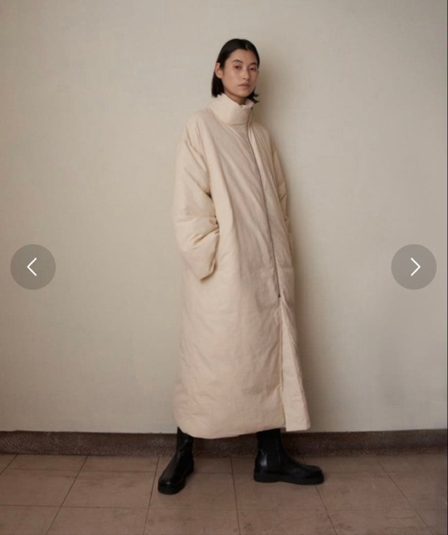 enof warm long coat ホワイト/M