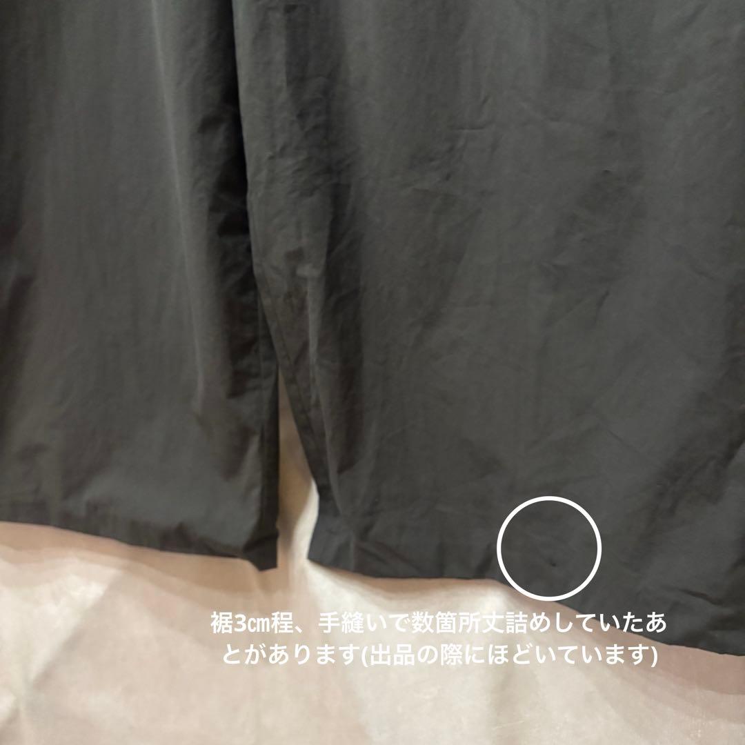 6 ROKU ロク コットン ビッグ オールインワン チャコール 36