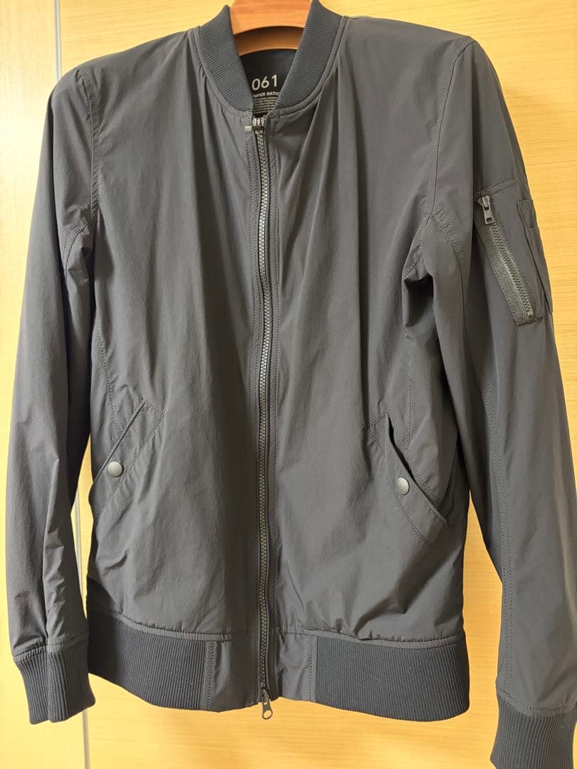 K-3B 061_A 4WAYストレッチ MA-1 ブラック サイズ2(L)