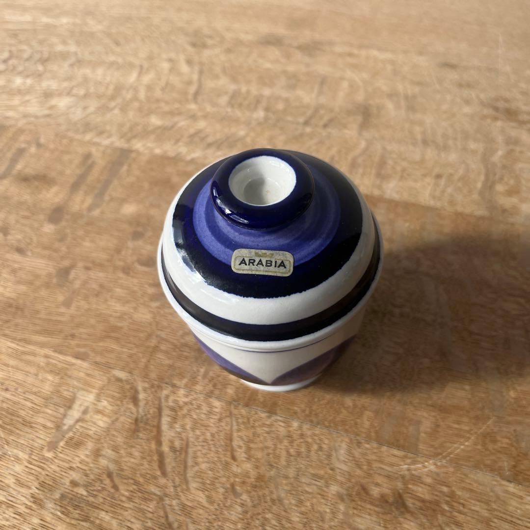 Arabia paju アラビア　パユ　シュガーボウル　蓋付き