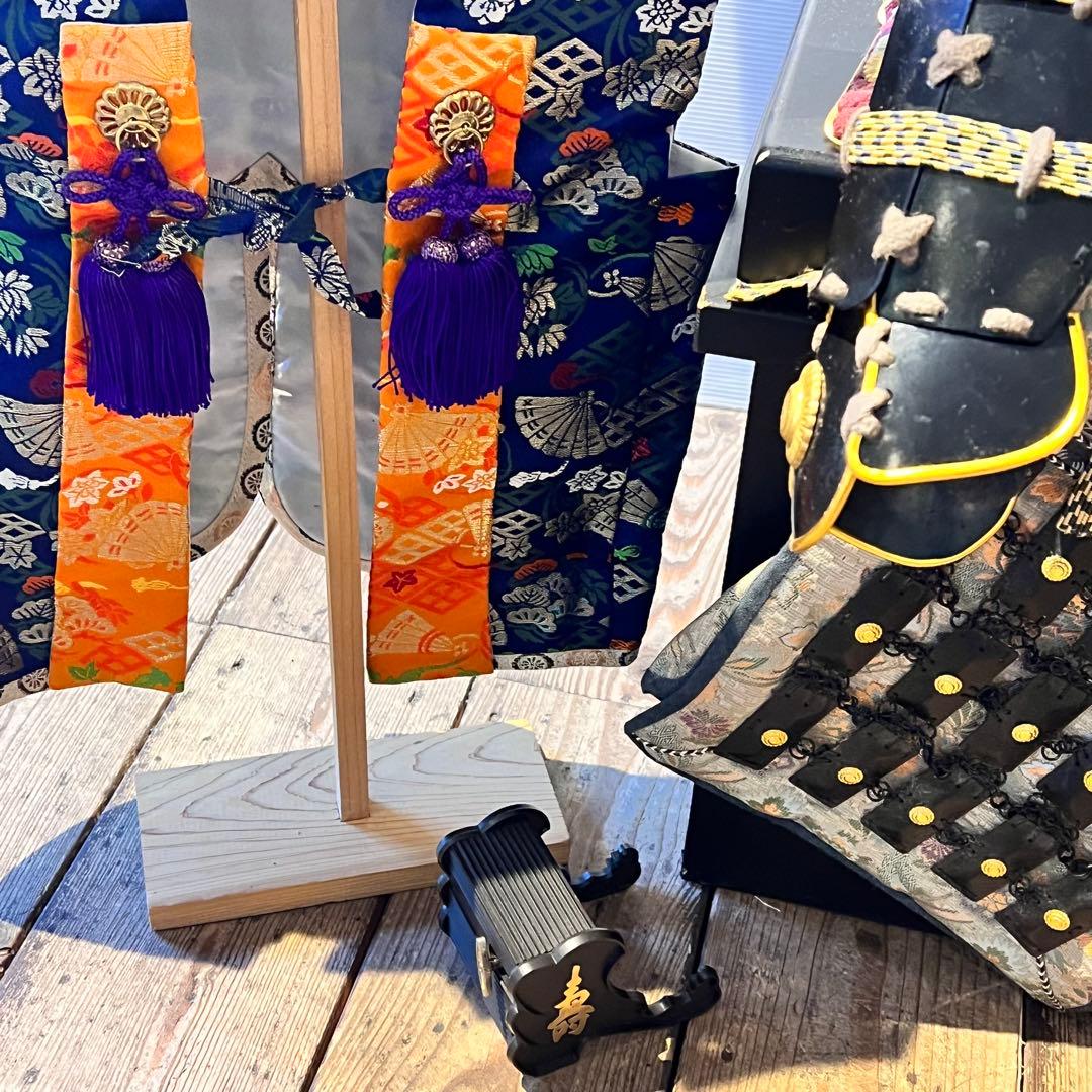 子供着用鎧　将　延享　景光作　兜　置物　五月人形　初節句　大きいサイズ