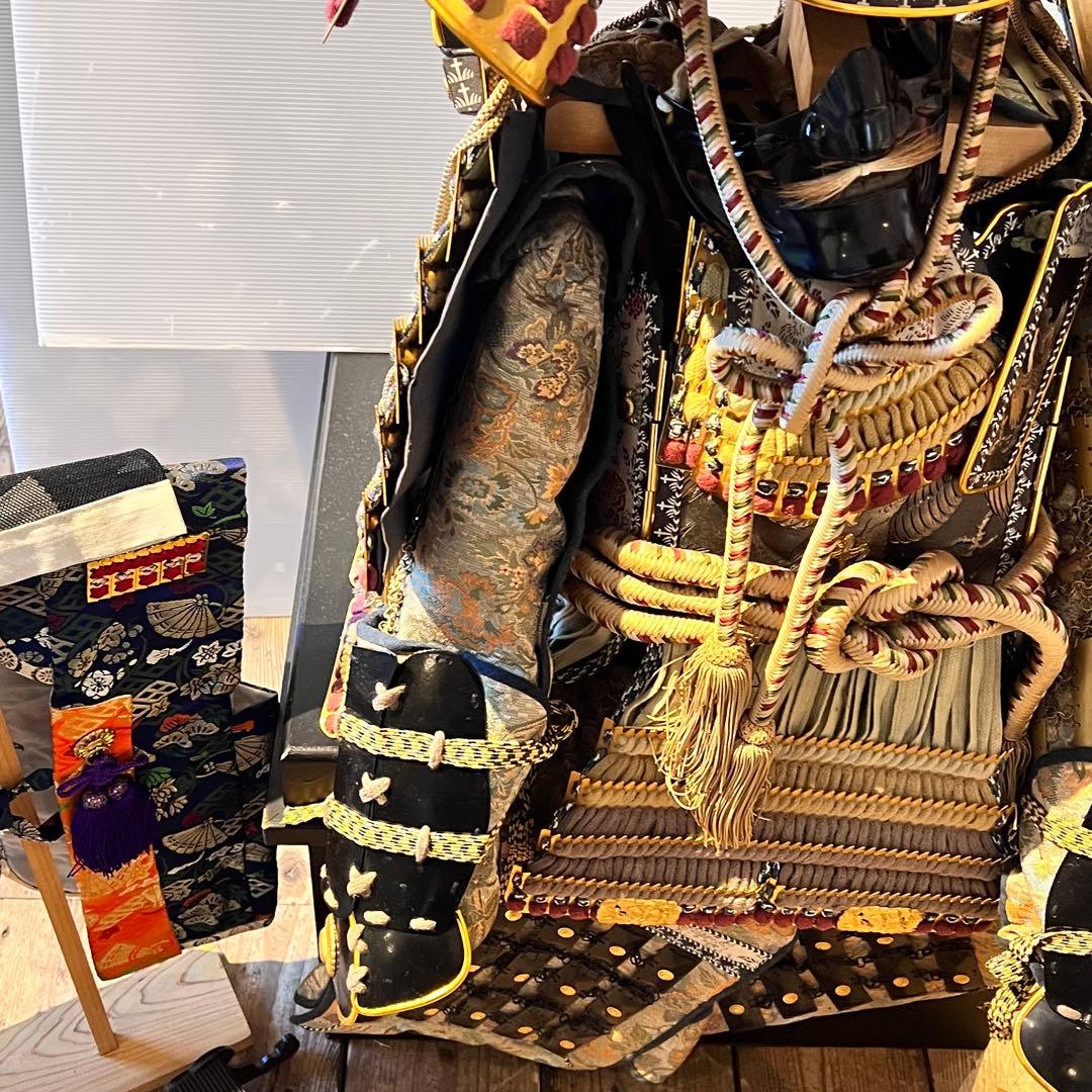 子供着用鎧　将　延享　景光作　兜　置物　五月人形　初節句　大きいサイズ