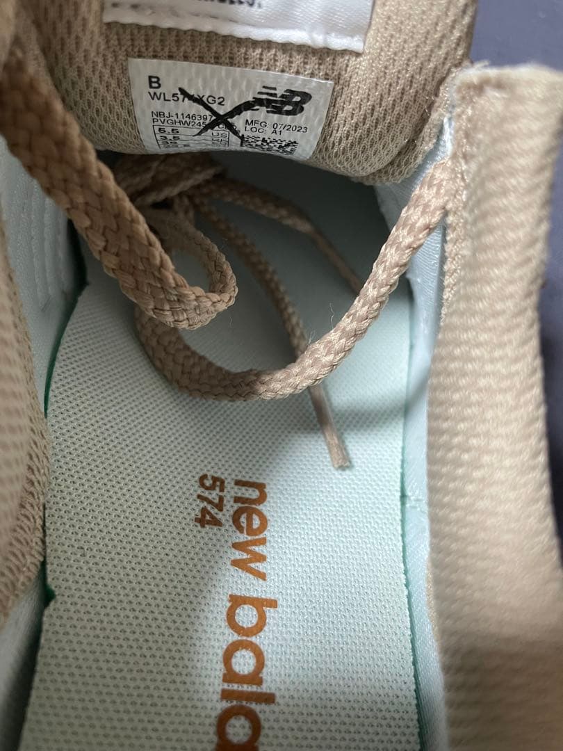 22.5cm New Balance ニューバランス WL574XG2 B