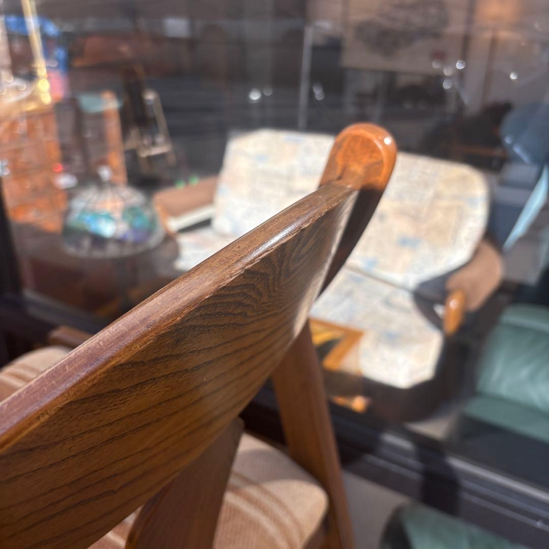 fujimokko ダイニングチェア　ロビーチェア　ミッドセンチュリー　2/2