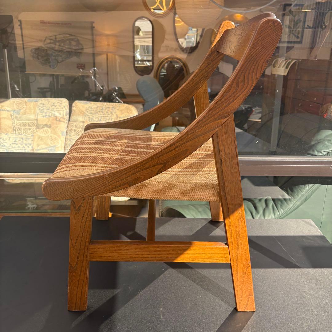 fujimokko ダイニングチェア　ロビーチェア　ミッドセンチュリー　2/2