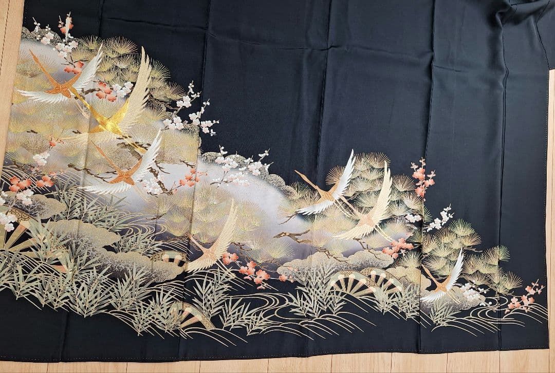 着物リメイクワンピース3661