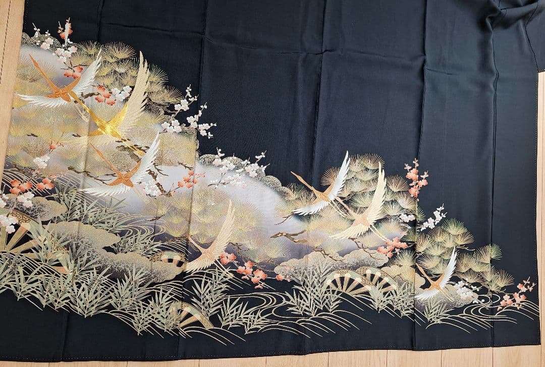 着物リメイクワンピース3661