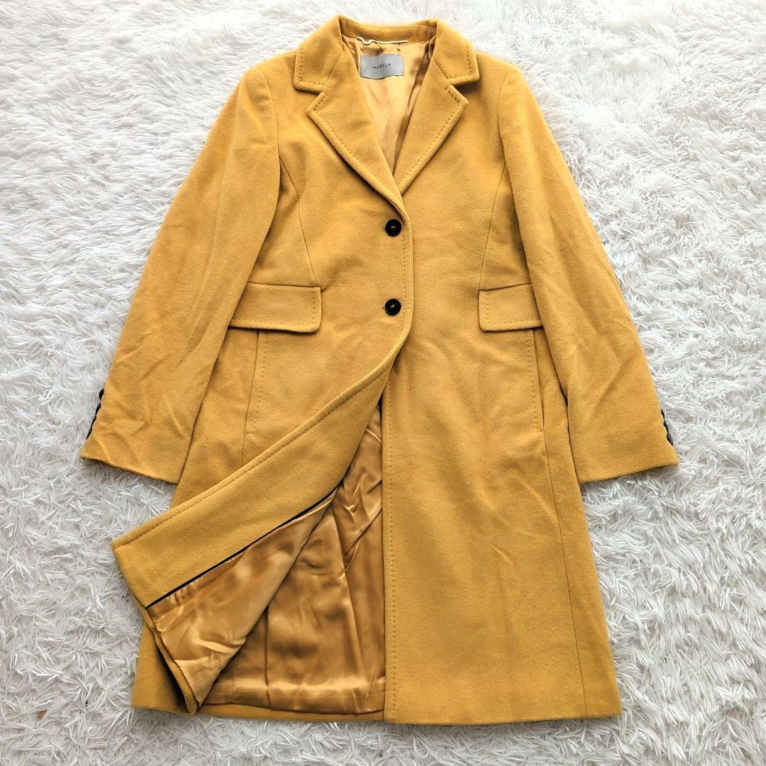 現行タグ 高級 マレーラ マックスマーラ カシミヤブレンドチェスターコート 40