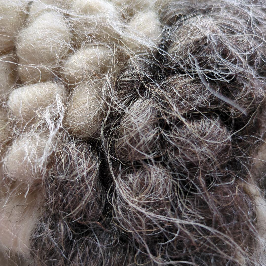 最終価格　羊毛　椅子敷　座布団　ペットベッド　ノッティング風