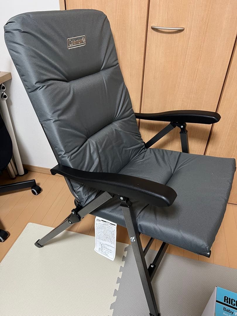 コールマン　パイオニアリクライナー　グレー　1脚