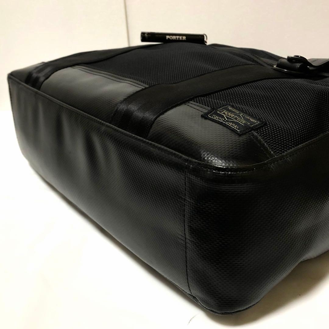 極美品✨ポーターヒート トートバッグ A4可 大容量 黒 吉田カバン マグライト