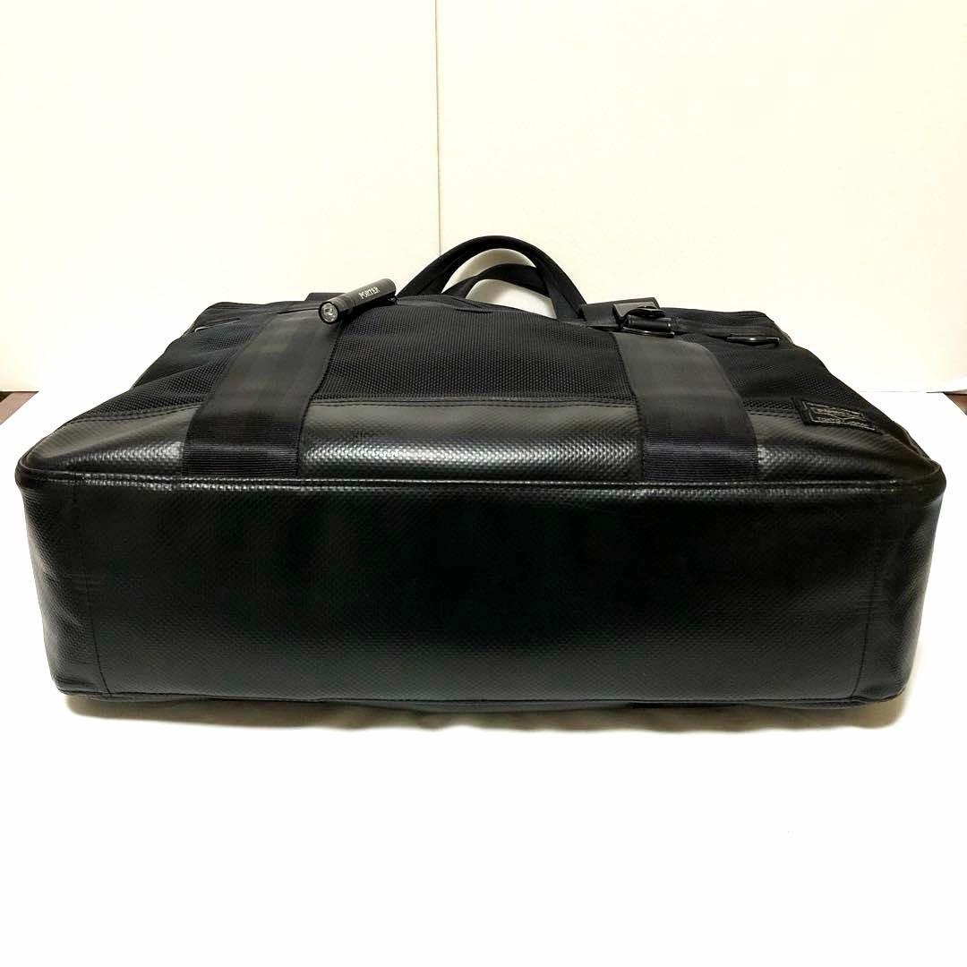 極美品✨ポーターヒート トートバッグ A4可 大容量 黒 吉田カバン マグライト