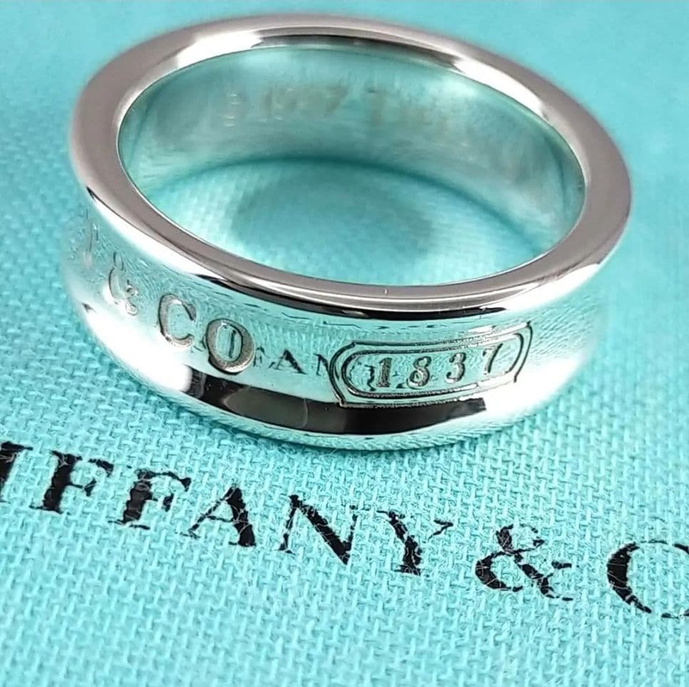 ◆専用◆【ティファニー】１８３７　ミディアム　リング　１８号　2354
