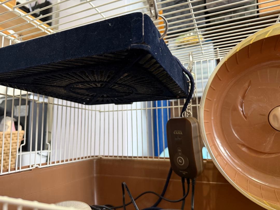 むーさま専用　ハリネズミ飼育セット（マルチゲージ・ホイール・サーモほか7点）