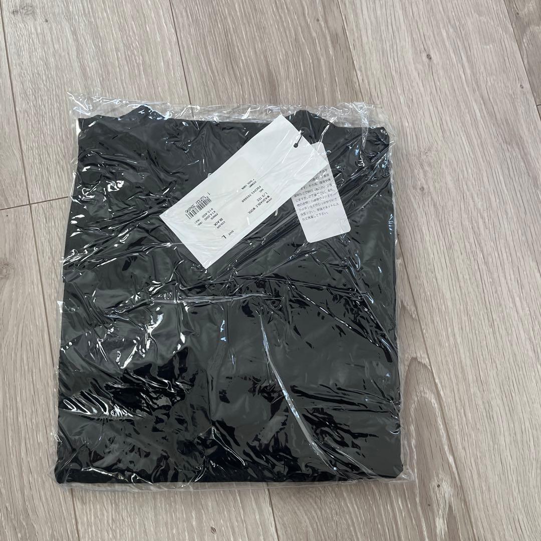 タグ付き　フラッシュサービス　ウォッシャブル　L/S ted sizeL