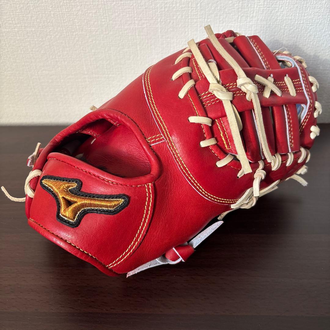 ミズノプロ　硬式用　ファーストミット　定価68,200円　クロスウェブ型　グラブ