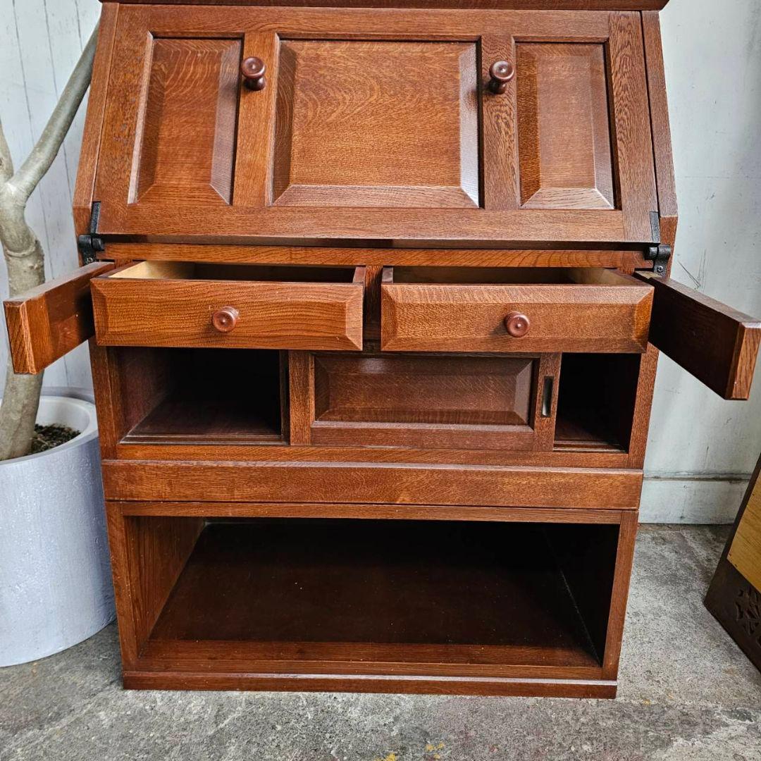 木製 ライティングビューロー 吉田璋也 鳥取民藝 辰巳木工