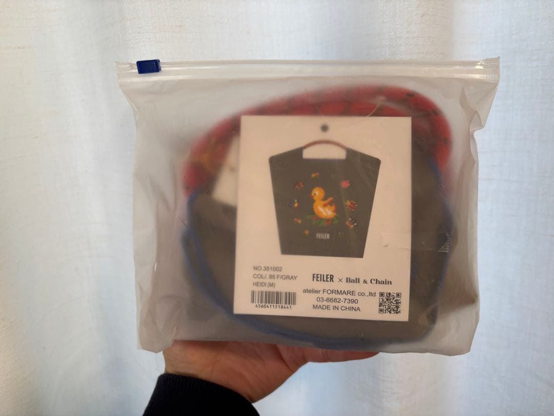 FEILER Ball&Chain グレー M フェイラー