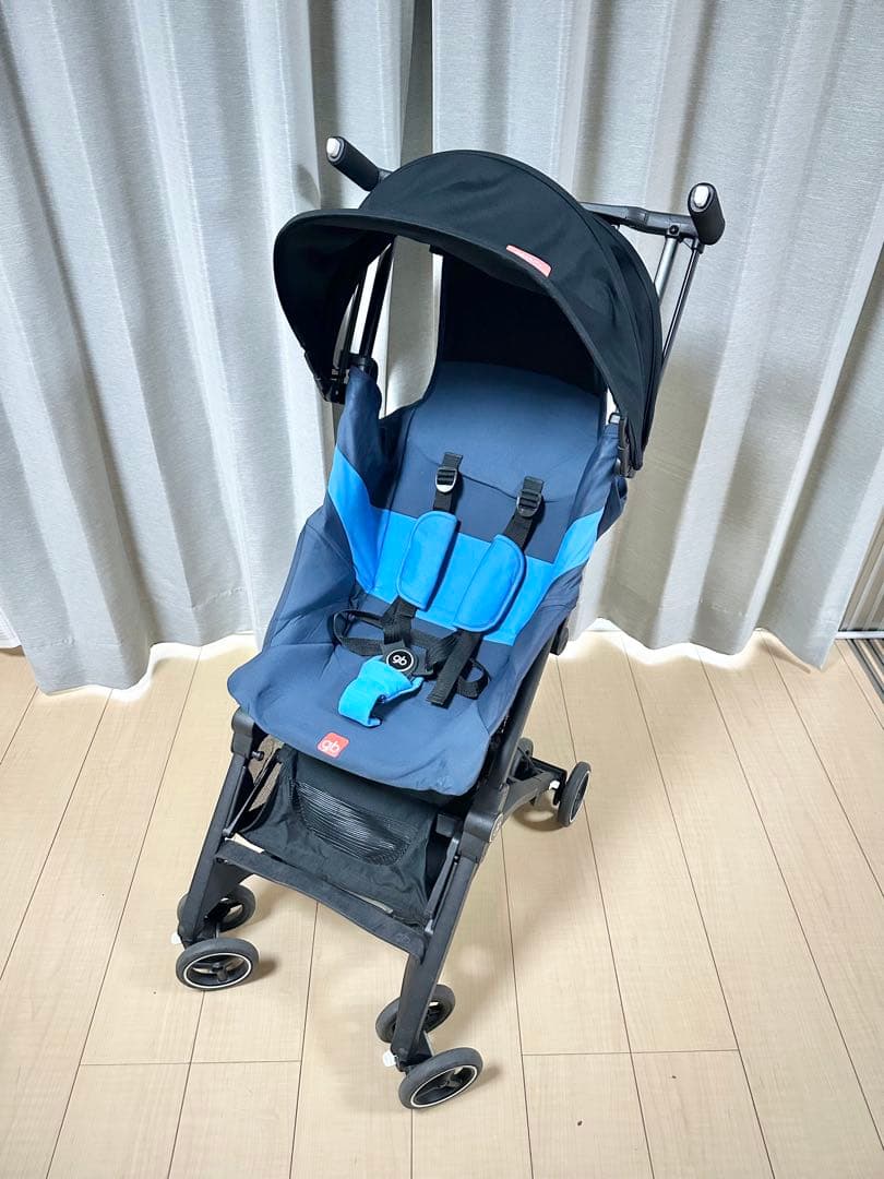 良品 gb ポキットプラス オールテレイン ネイビーブルー B型ベビーカー