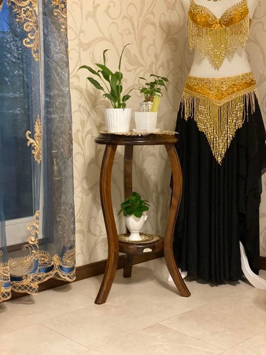 高級イタリア製　アンティーク　demain 　花台　飾り台