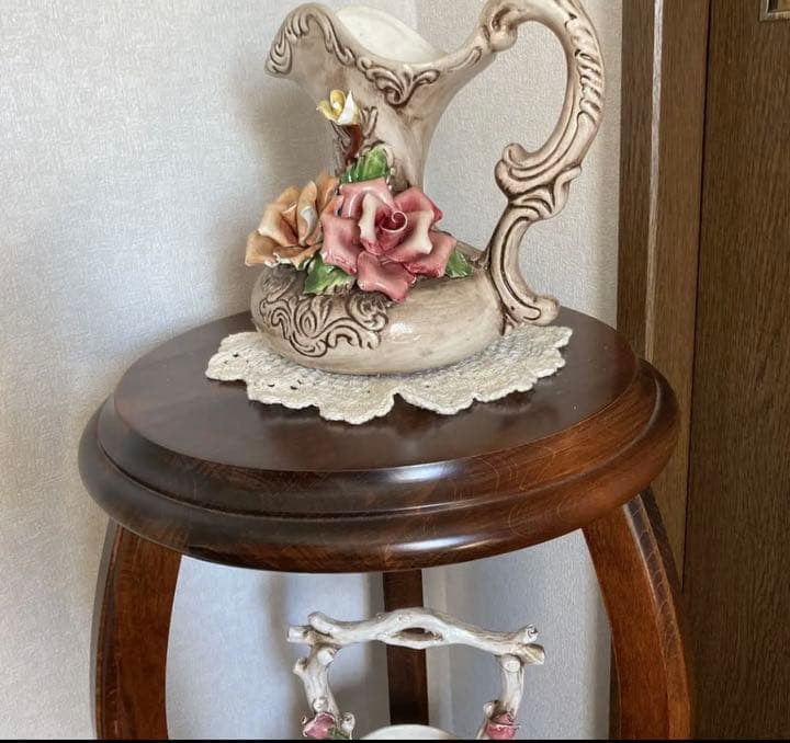 高級イタリア製　アンティーク　demain 　花台　飾り台