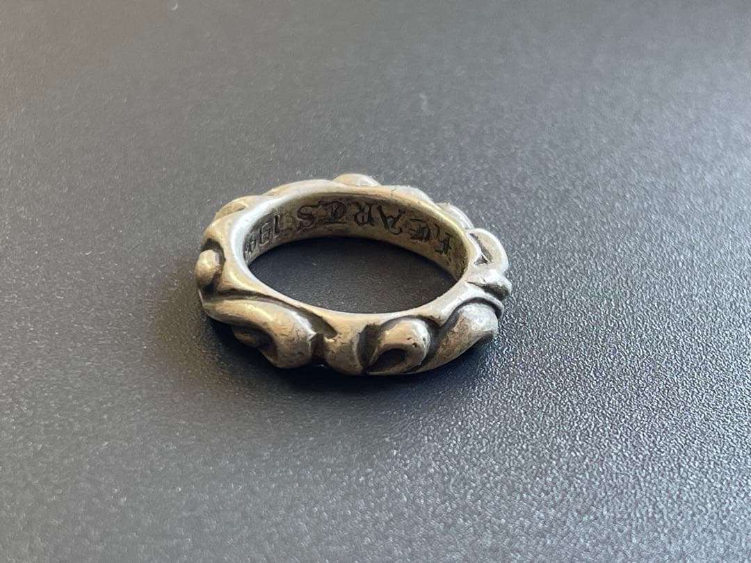 クロムハーツ スクロールバンドリング ピンキーリング 7号 シルバー 925