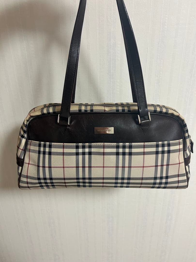 【希少】BURBERRY ミニボストン　ショルダーバッグ