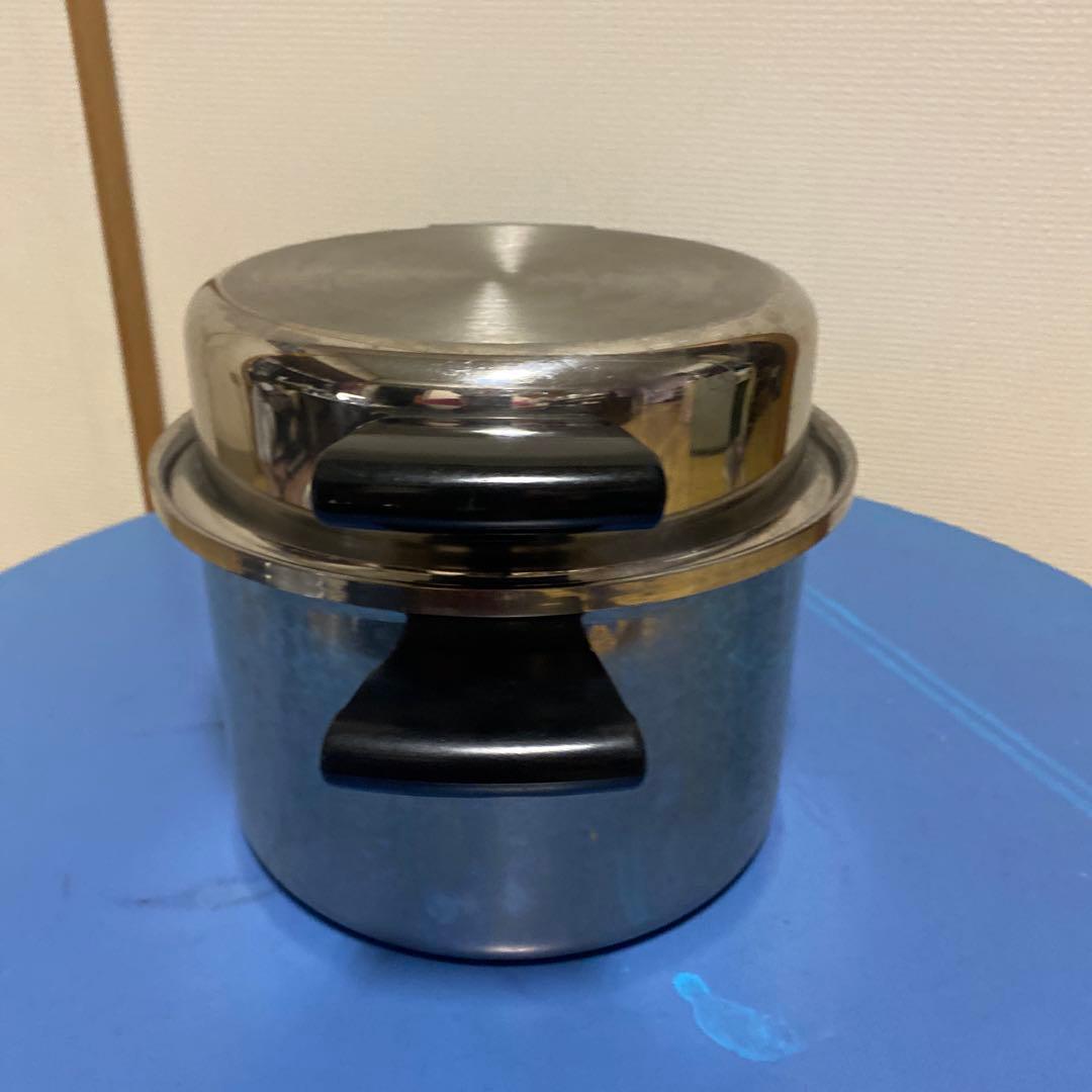 アムウェイステンレススチール シチュー鍋無水鍋寸胴鍋 蓋付き