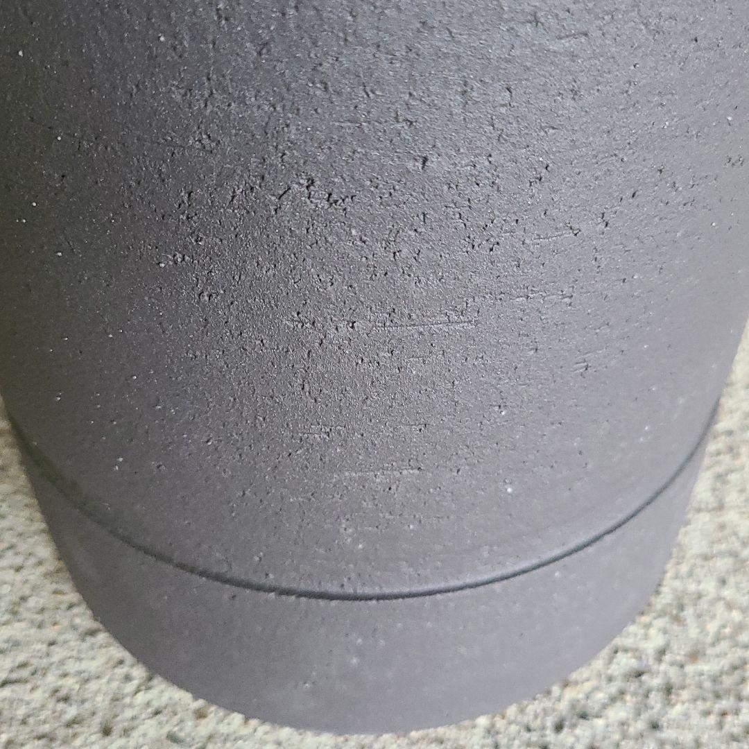 信楽焼傘立て 線彫 高さ５７cm