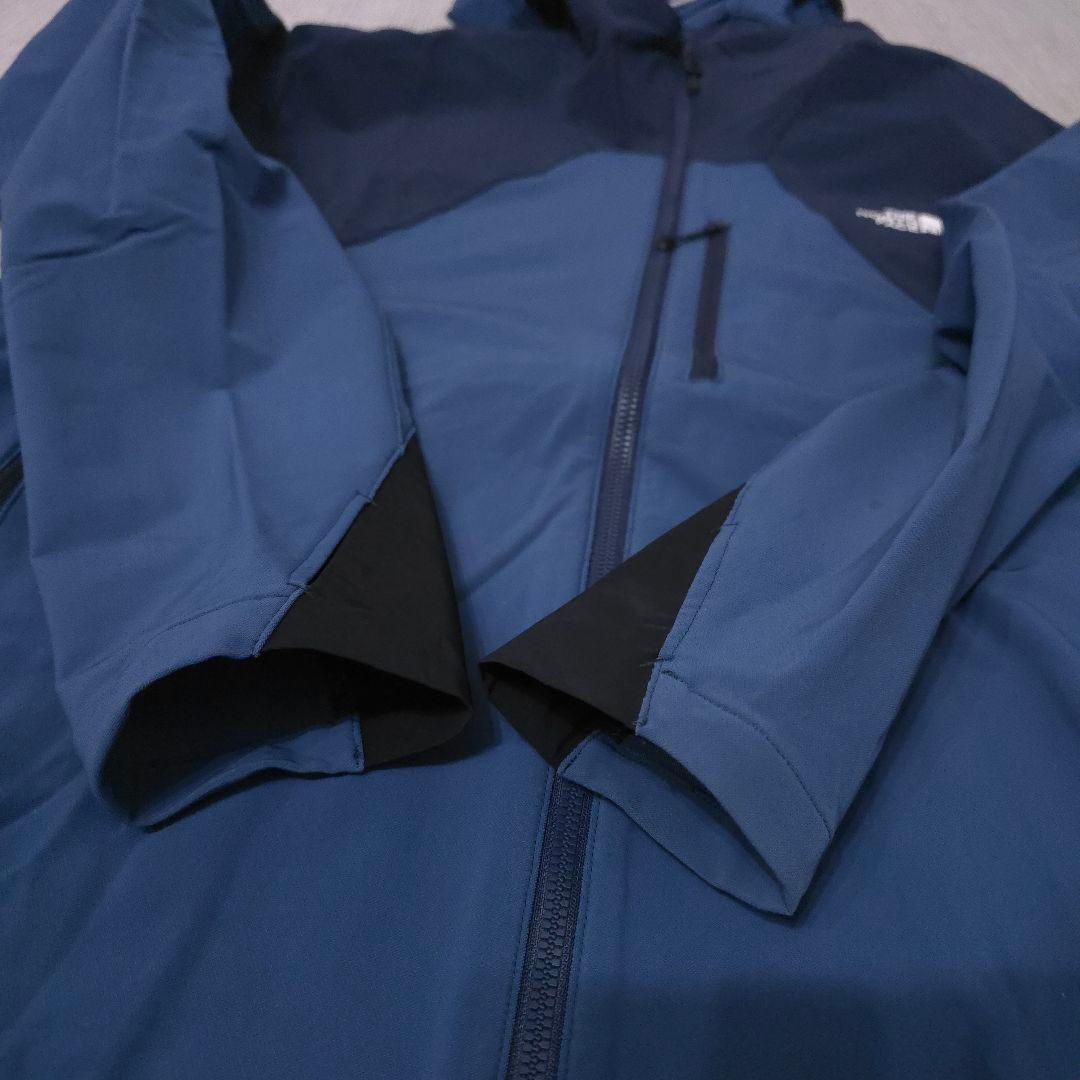 未使用級　THE NORTH FACE 　ハンマーヘッド　フーディ　L　ネイビー